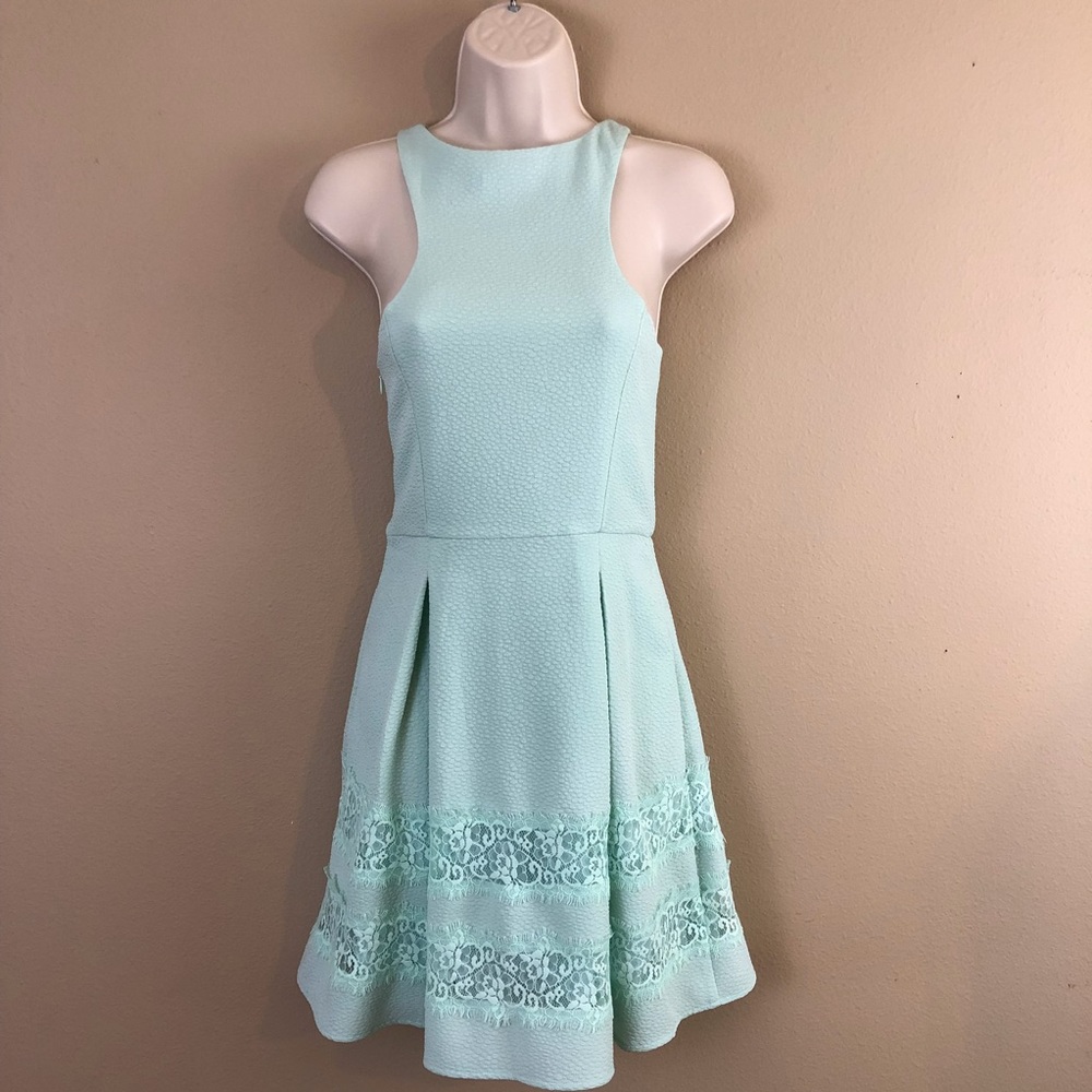 Express Turquoise Dress - Picture 5 of 16